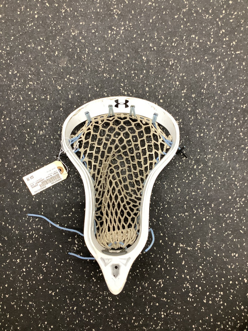 Vist Large View of Product Image Which is Used Under Armour JUDGEMENT STRUNG Mens Lacrosse Head White