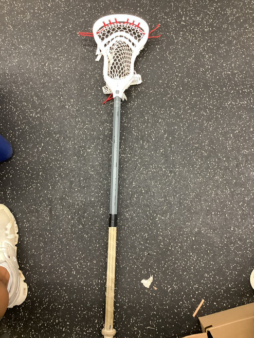 Vist Large View of Product Image Which is Used Warrior BURN X PRO Men Atk/Mid Complete Stick White