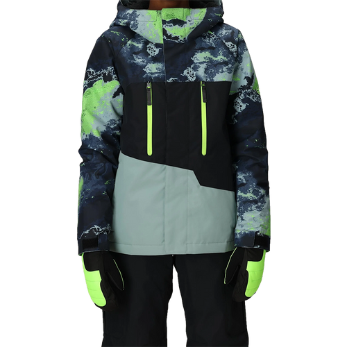 Vist Large View of Product Image Which is New 686 Geo Insulated 2026 Boys' Winter Jacket- Blue Hemisphere MD