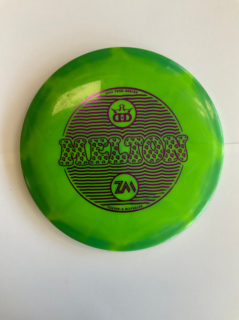 Vist Large View of Product Image Which is Used Dynamic Discs MAVERICK Disc Golf Driver Green 175g