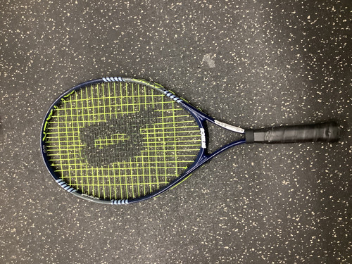 Vist Large View of Product Image Which is Used Prince ATTACK 23 Junior Tennis Racquet Navy Blue 23"