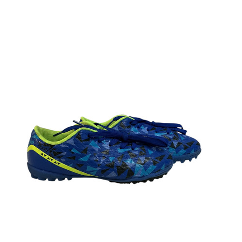 Vist Large View of Product Image Which is Used Soccer Indoor Shoes Royal Blue Junior 02