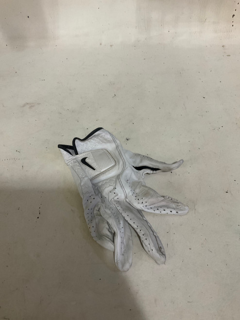 Vist Large View of Product Image Which is Used Nike Mens Golf Glove White LG