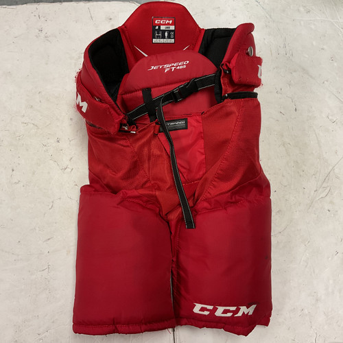 Vist Large View of Product Image Which is Used CCM JETSPEED FT485 Junior Pant Red LG