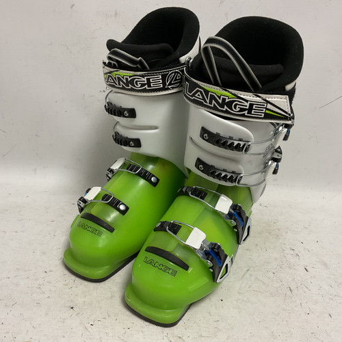 Vist Large View of Product Image Which is Used Lange RXJ Mens DH Ski Boot Black And Neon Green 235 MP - J05.5 - W06.5