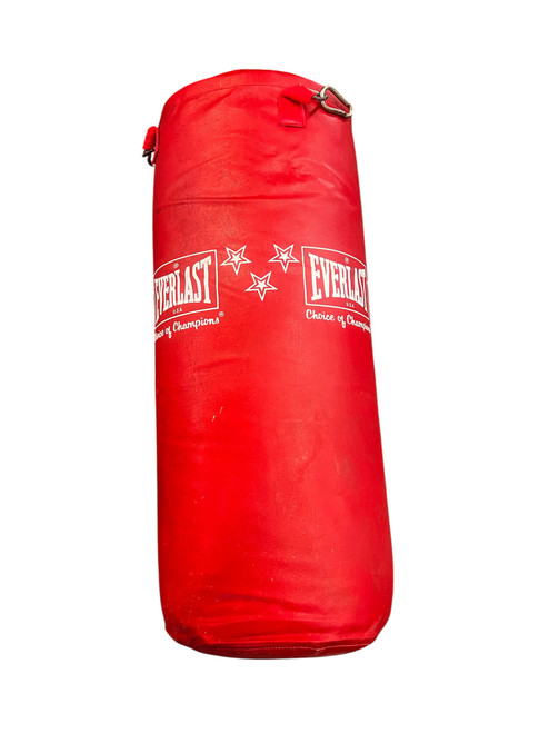 Vist Large View of Product Image Which is Used Everlast 50LB HEAVY BAG Boxing Heavy Bag Red 50 lb
