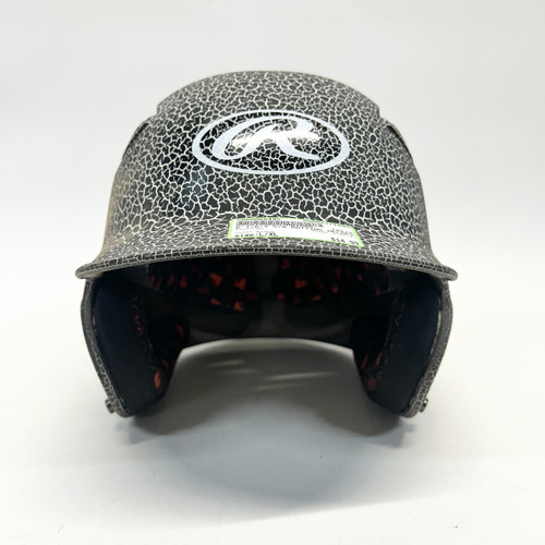 Vist Large View of Product Image Which is Used Rawlings R16S-R1 Batting Helmet No Mask Black L/XL