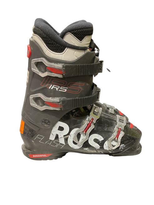 Vist Large View of Product Image Which is Used Rossignol FLASH Mens DH Ski Boot Black 265 MP - M08.5 - W09.5