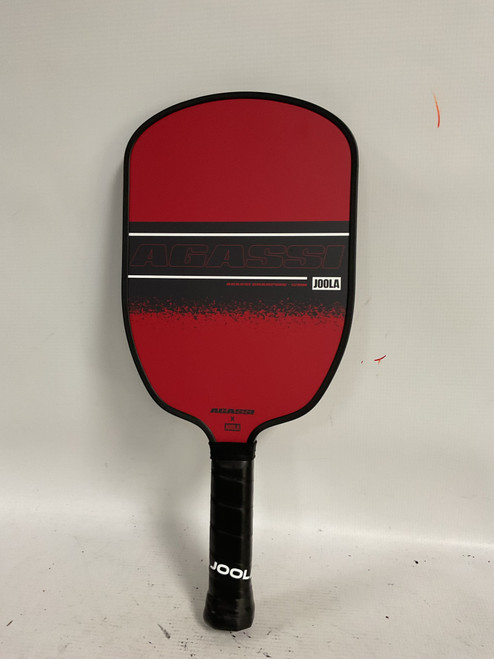 Vist Large View of Product Image Which is Used AGASSI CHAMPION 12MM Pickleball Racquet Red