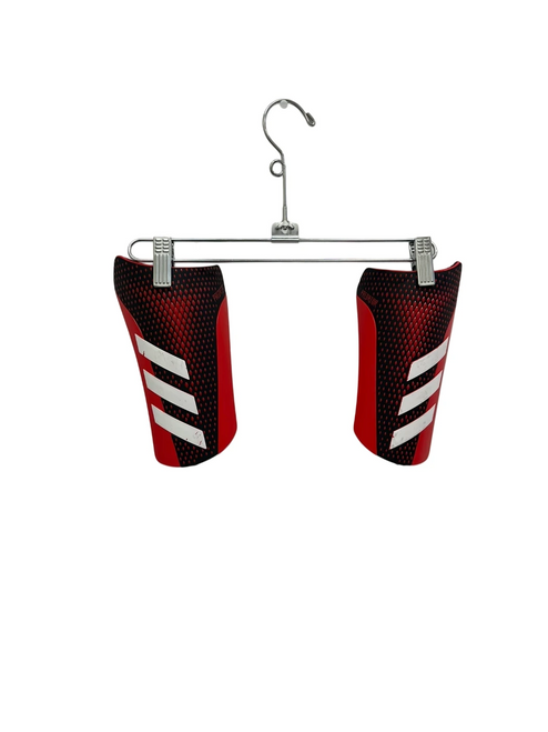Vist Large View of Product Image Which is Used Adidas Predator SR Red Soccer Shin Guards