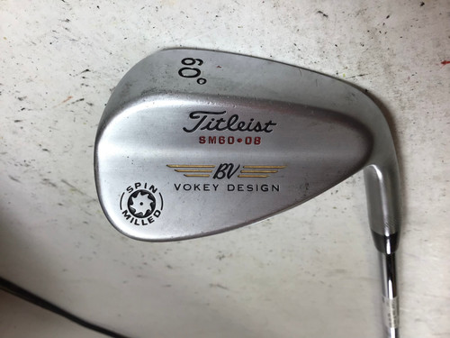 Vist Large View of Product Image Which is Used Titleist VOKEY SM60-08 Golf Wedge Mens RH 60 Degree
