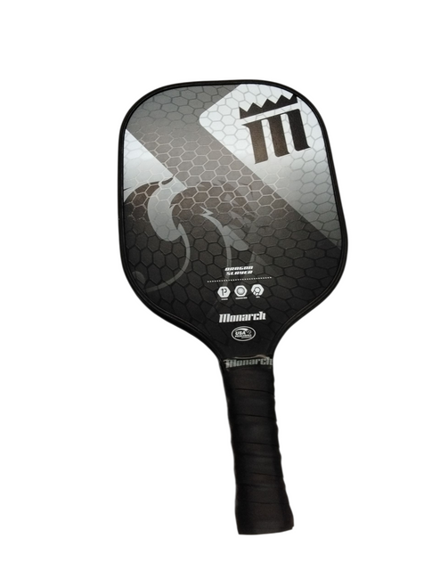 Vist Large View of Product Image Which is Used MONARCH DRAGON SLAYER Pickleball Racquet Black