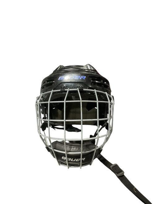 Vist Large View of Product Image Which is Used Bauer HOCKEY HELMET Helmet Cage Combo Black MD