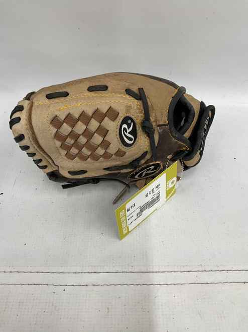 Vist Large View of Product Image Which is Used Rawlings PM709RPB BB/SB Glove LH Throw Tan 10 1/2"