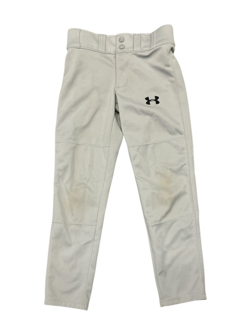 Vist Large View of Product Image Which is Used Under Armour BB PANT BB/SB Pant Boys Grey SM
