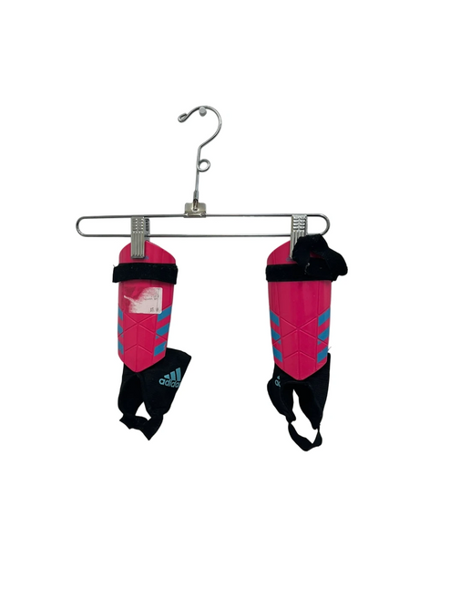 Vist Large View of Product Image Which is Used Adidas Yth SM Pink Soccer Shin Guards