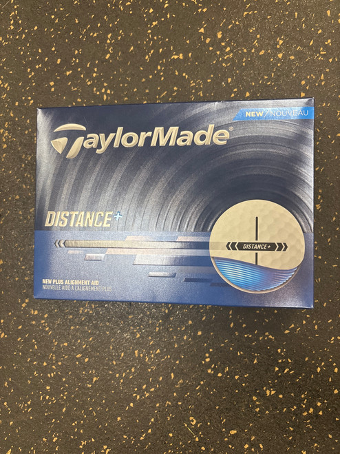 Vist Large View of Product Image Which is Used Taylormade DISTANCE + 12 PACK 12 Pack - Golf Balls