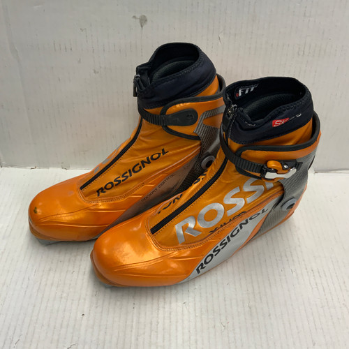 Vist Large View of Product Image Which is Used Rossignol Mens NNN XC Ski Boots Orange M 12.5-13