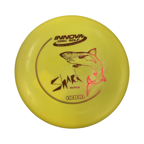 Vist Large View of Product Image Which is Used Innova SHARK 144G Disc Golf Mid Range Yellow