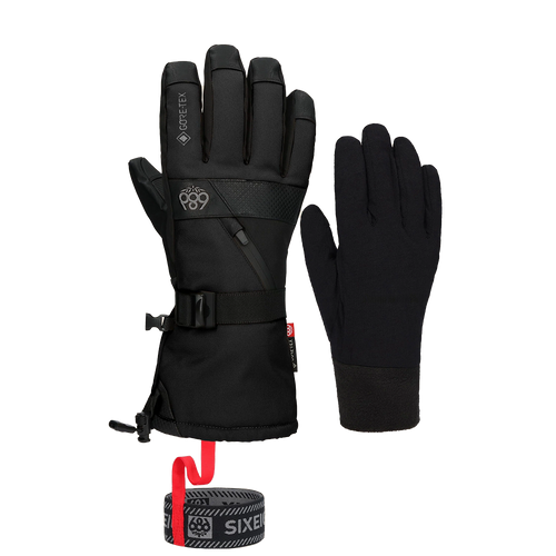 Vist Large View of Product Image Which is New 686 Gore-Tex Smarty 3-in-1 Gauntlet 2026 Men's Snow Gloves- Black MD