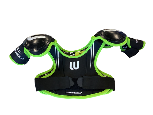 Vist Large View of Product Image Which is Used WinnWell NXT Youth Shoulder Pads MD