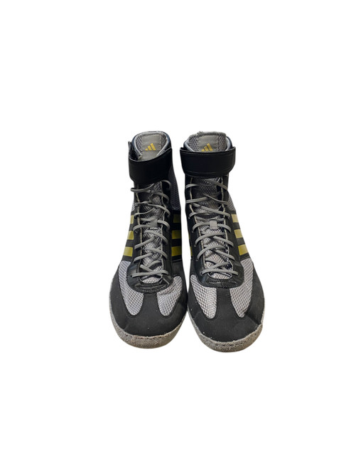 Vist Large View of Product Image Which is Used Adidas Wrestling Shoes Grey Senior 11.5