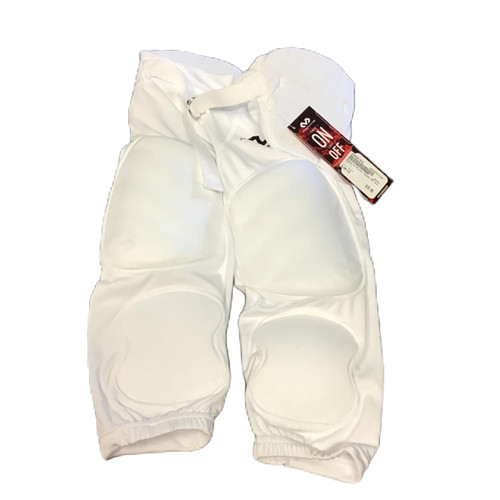 Vist Large View of Product Image Which is Used McDavid Youth FB Integrated Pants White LG