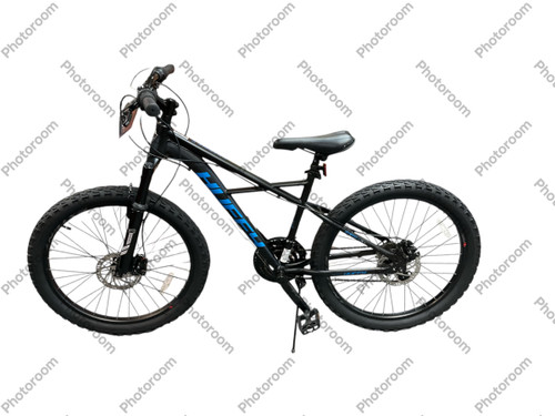 Vist Large View of Product Image Which is Used Huffy EXTENT 24 Mountain Bike Boys Black 24"