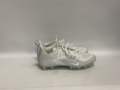 Vist Large View of Product Image Which is Used Nike LAX Cleats Mens White Senior 10
