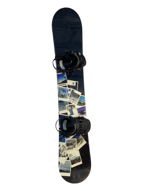 Vist Large View of Product Image Which is Used OXYGEN AL 155 Womens Board/Bindings Navy Blue 155 cm