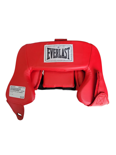 Vist Large View of Product Image Which is Used Everlast Boxing Headgear Red