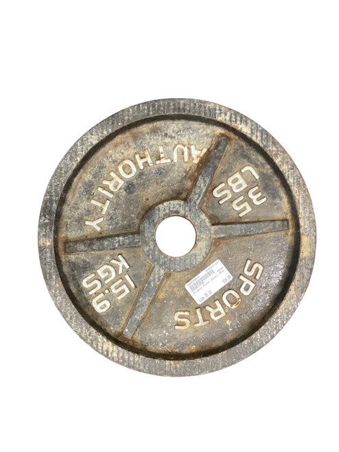 Vist Large View of Product Image Which is Used Olympic Plate (Each) 35 lb