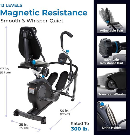 Vist Large View of Product Image Which is Used Teeter FREESTEP CROSS TRAINER STEPPER LT1
