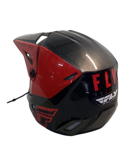 Vist Large View of Product Image Which is Used Flyte FLY RACING KINETIC Junior Helmet Red LG