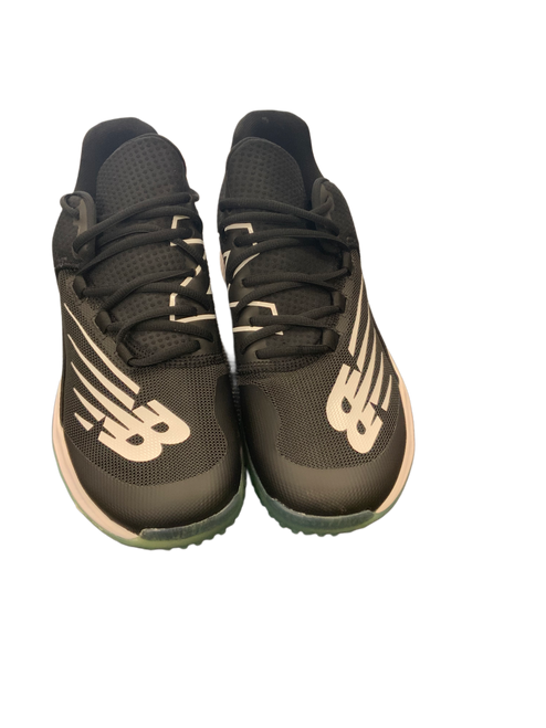 Vist Large View of Product Image Which is Used New Balance T4040BK6 BB/SB Cleats Black Senior 9.5