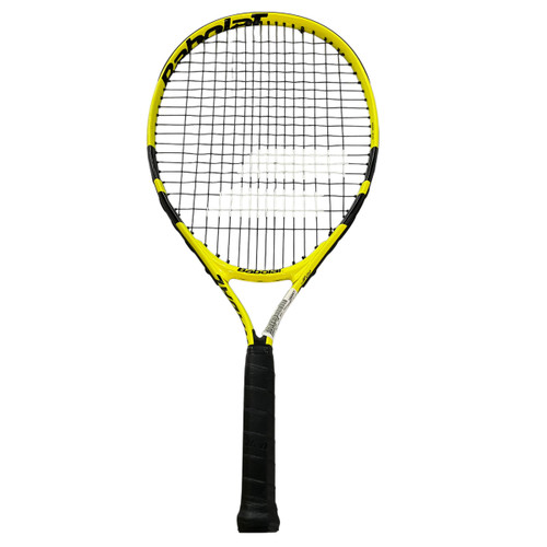 Vist Large View of Product Image Which is Used Babolat NADAL JR 23 Junior Tennis Racquet Yellow 23"