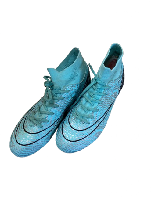 Vist Large View of Product Image Which is Used Nike Soccer Cleats Carolina Blue Senior 5.5