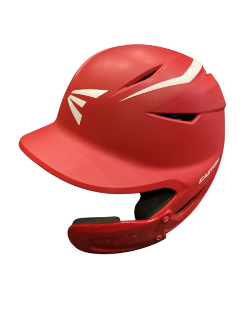 Vist Large View of Product Image Which is Used Easton BASEBALL HELMET Batting Helmet No Mask Red MD