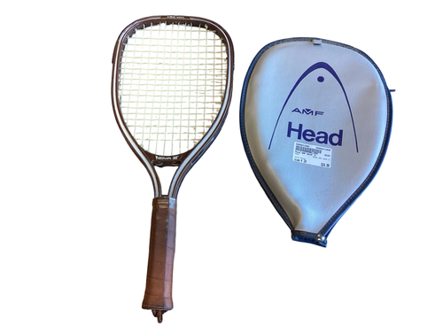 Vist Large View of Product Image Which is Used Head AMF NOVA II Adult Racquetball Racquet Brown 4"