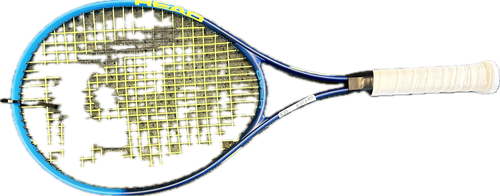 Vist Large View of Product Image Which is Used Head CONQUEST Adult Tennis Racquet Navy Blue 4 3/8"