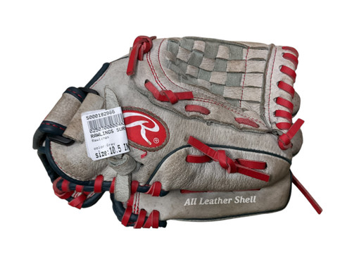 Vist Large View of Product Image Which is USED Rawlings MPL105MT BB/SB Glove RH Throw Grey 10 1/2"