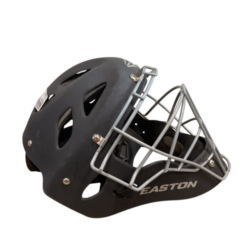 Vist Large View of Product Image Which is Used Easton CATCHERS HELMET Catchers Helmet w/Mask Black One Size