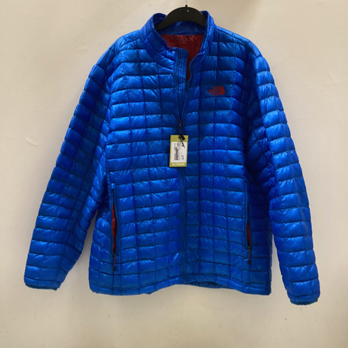 Vist Large View of Product Image Which is Used The North Face Outerwear Heavy Jacket M Royal Blue 2X