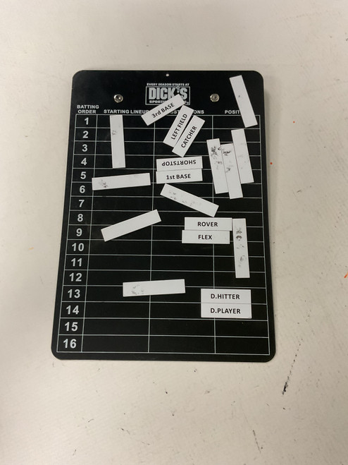 Vist Large View of Product Image Which is Used DRY ERASE LINEUP BOARD Field Equipment