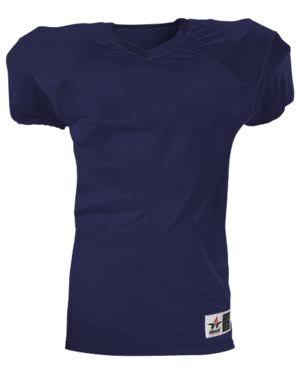 Vist Large View of Product Image Which is Used Alleson ADULT PRACTICE JERSEY FB Top Adult Navy Blue LG