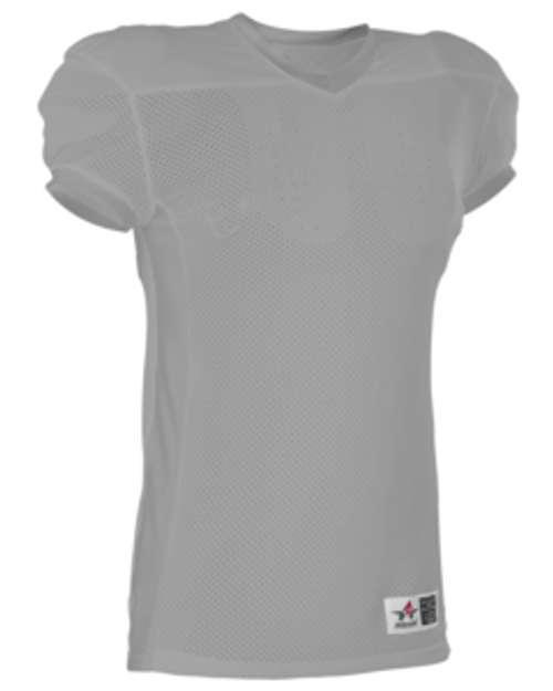 Vist Large View of Product Image Which is Used Alleson ADULT PRACTICE JERSEY FB Top Adult Grey XL