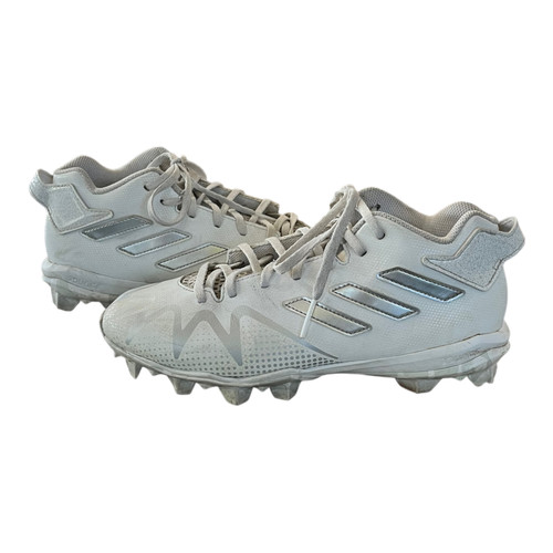 Vist Large View of Product Image Which is Used Adidas FREAK Adult FB Cleats White Senior 7.5