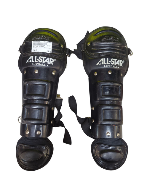 Vist Large View of Product Image Which is Used All Star LGTBALL Catchers Leg Guards Black Junior