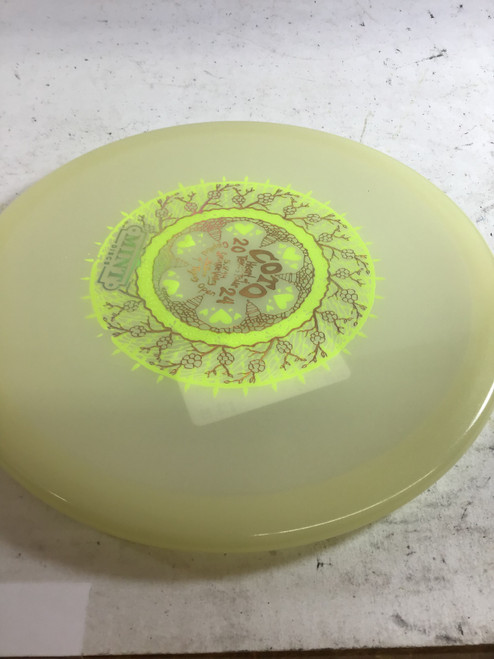 Vist Large View of Product Image Which is Used MINT NOCTURNAL BOBCAT Disc Golf Mid Range White 179g