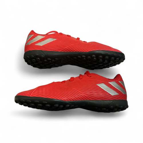 Vist Large View of Product Image Which is Used Adidas Soccer Indoor Shoes Red Junior 03.5